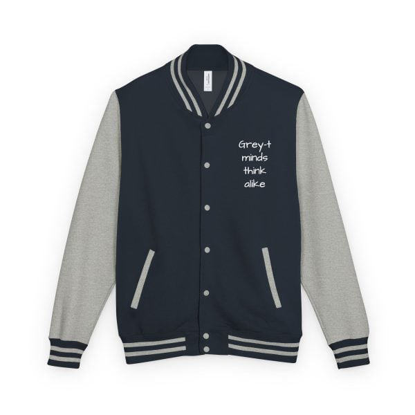 Trendy Unisex Heavyweight Letterman Jacket, Statement Jacket, Casual Wear, Gift for Friends, Hooded Layer, College Apparel