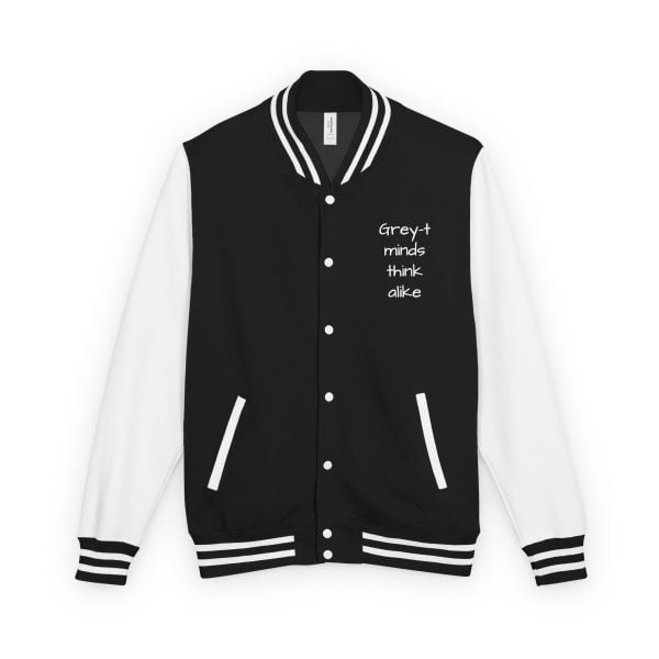 Trendy Unisex Heavyweight Letterman Jacket, Statement Jacket, Casual Wear, Gift for Friends, Hooded Layer, College Apparel