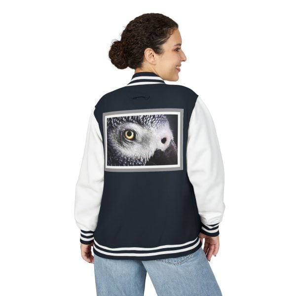 Trendy Unisex Heavyweight Letterman Jacket, Statement Jacket, Casual Wear, Gift for Friends, Hooded Layer, College Apparel