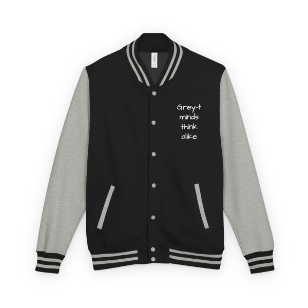 Trendy Unisex Heavyweight Letterman Jacket, Statement Jacket, Casual Wear, Gift for Friends, Hooded Layer, College Apparel