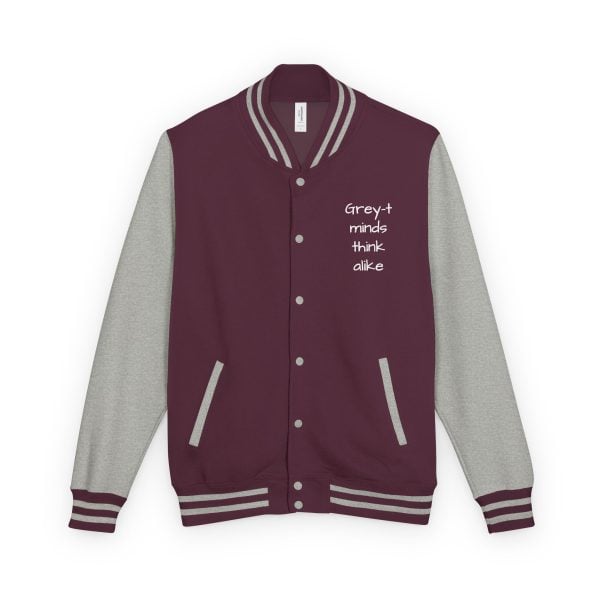 Trendy Unisex Heavyweight Letterman Jacket, Statement Jacket, Casual Wear, Gift for Friends, Hooded Layer, College Apparel