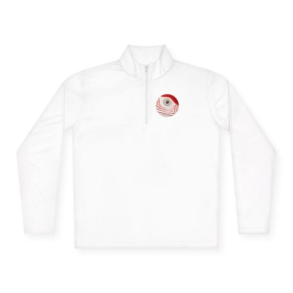 Unisex Quarter-Zip Pullover with Windy City Parrot Design, Cozy Layering Piece, Perfect for Sports, Travel, Gifts