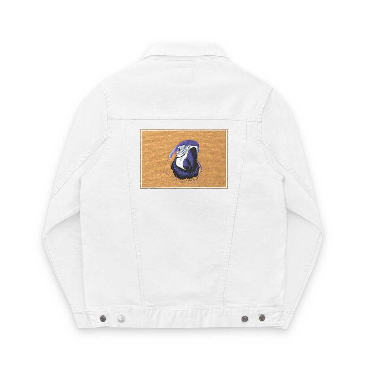 Embroidered Unisex Denim Jacket – Casual Style, Perfect Gift for Trendsetters, Birthday, Anniversary, or Everyday Wear