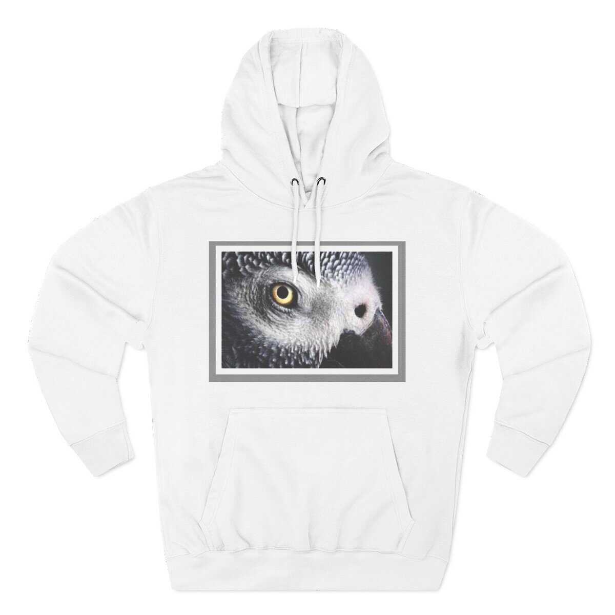 Stylish Owl Fleece Hoodie | Cozy Three-Panel Hoodie, Casual Wear, Gift for Nature Lovers, Fall Fashion, Everyday Comfort