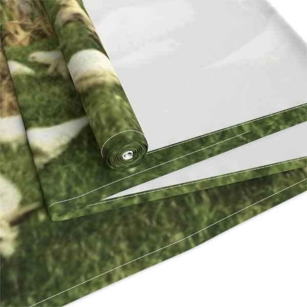 Nature-Inspired Table Runner for Decor, Farmhouse Style Table Decor, Rustic Dining, Holiday Table Linen, Greenery Themed Centerpiece