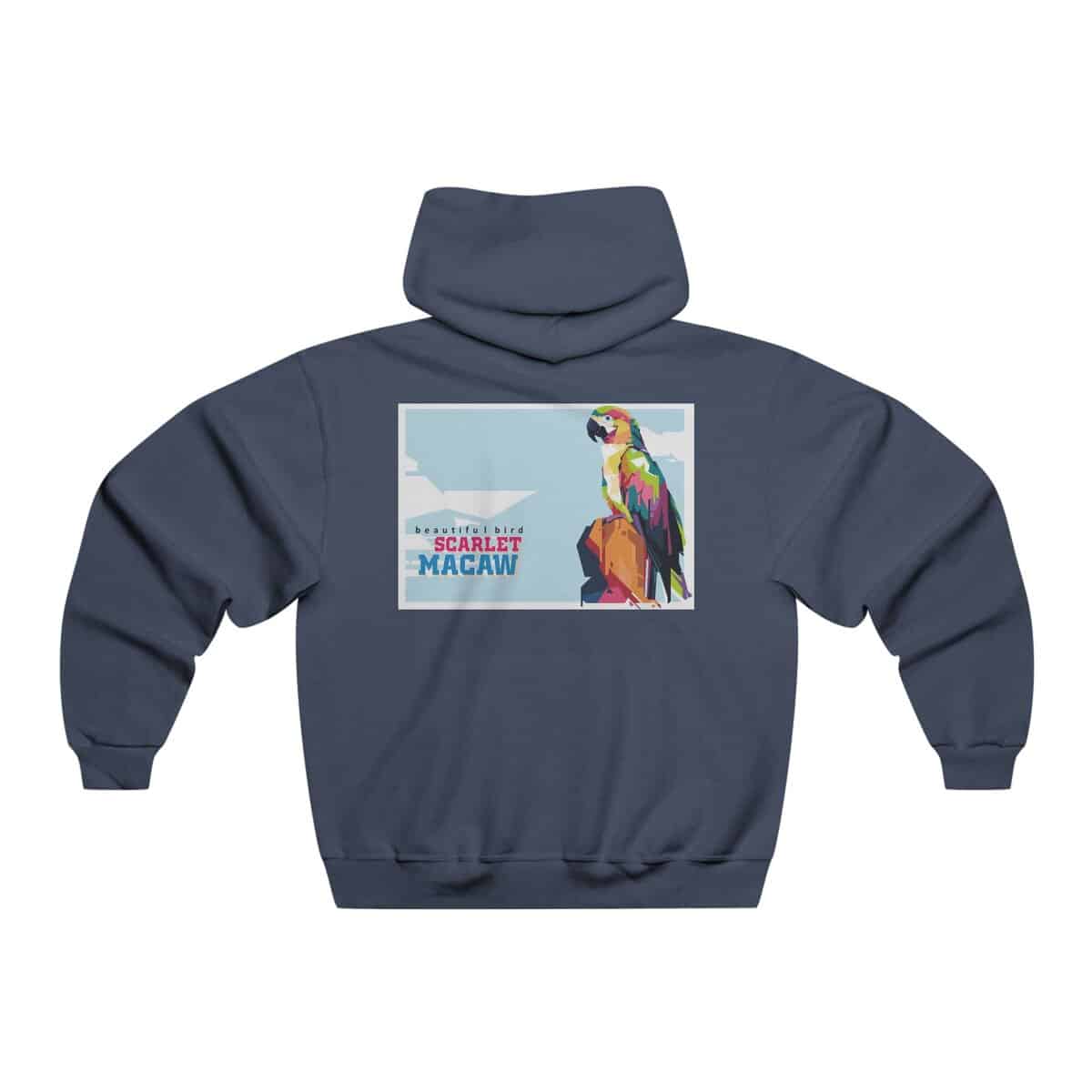 Colorful Parrot Hoodie - Vibrant Spring Fashion, Bird Lover Sweatshirt, Unique Graphic Pullover, Perfect Gift for Friends