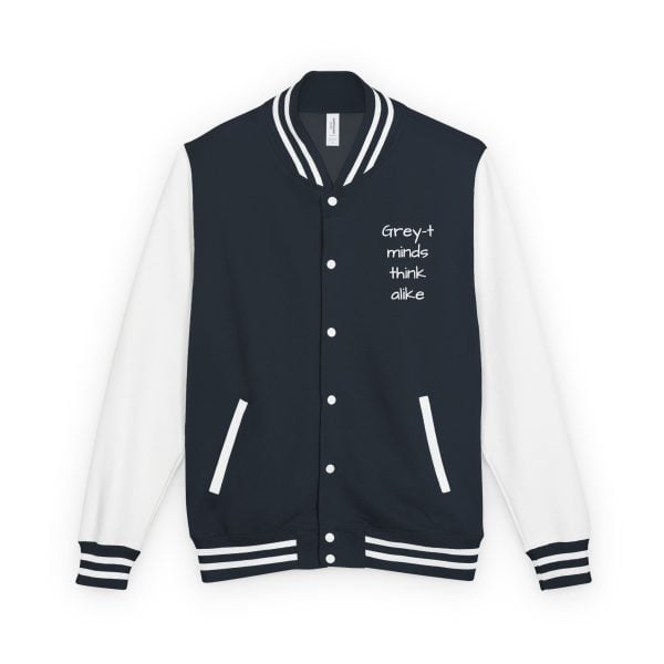 Trendy Unisex Heavyweight Letterman Jacket, Statement Jacket, Casual Wear, Gift for Friends, Hooded Layer, College Apparel