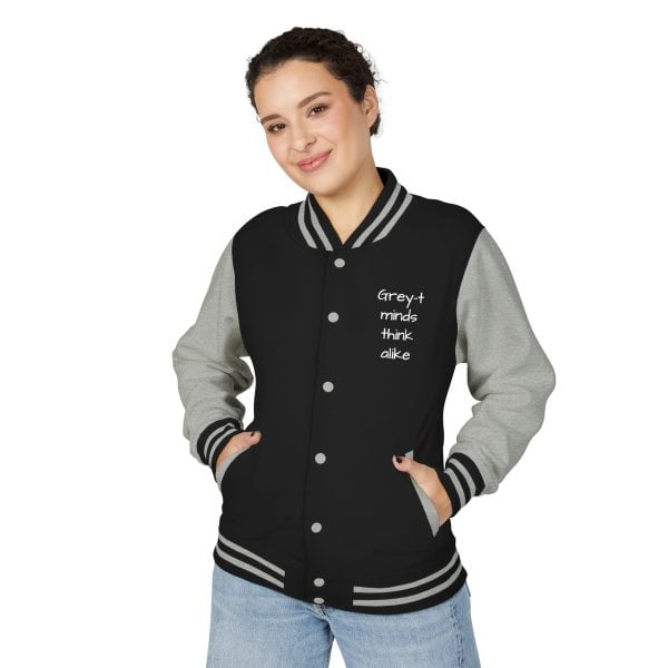 Trendy Unisex Heavyweight Letterman Jacket, Statement Jacket, Casual Wear, Gift for Friends, Hooded Layer, College Apparel