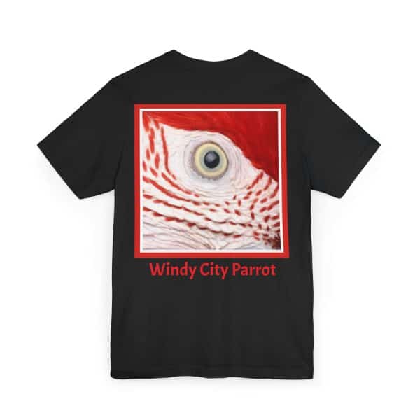 Vibrant Parrot Graphic T-Shirt, Unisex Tee, Nature Lover Gift, Casual Wear, Birdwatching Apparel, Eco-Friendly Fashion