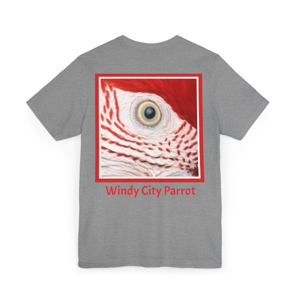 Vibrant Parrot Graphic T-Shirt, Unisex Tee, Nature Lover Gift, Casual Wear, Birdwatching Apparel, Eco-Friendly Fashion