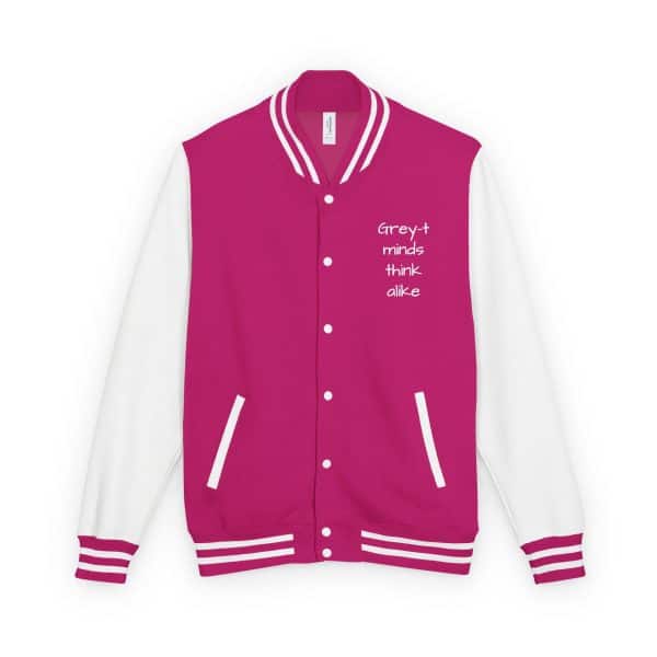 Trendy Unisex Heavyweight Letterman Jacket, Statement Jacket, Casual Wear, Gift for Friends, Hooded Layer, College Apparel