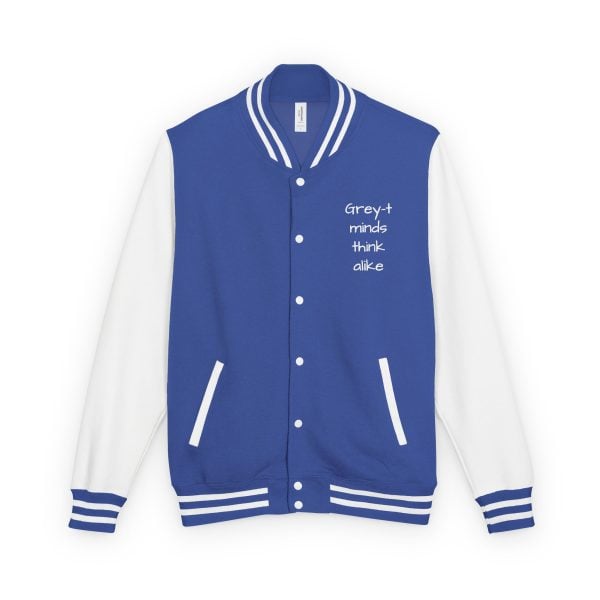 Trendy Unisex Heavyweight Letterman Jacket, Statement Jacket, Casual Wear, Gift for Friends, Hooded Layer, College Apparel