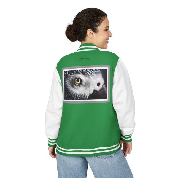 Trendy Unisex Heavyweight Letterman Jacket, Statement Jacket, Casual Wear, Gift for Friends, Hooded Layer, College Apparel
