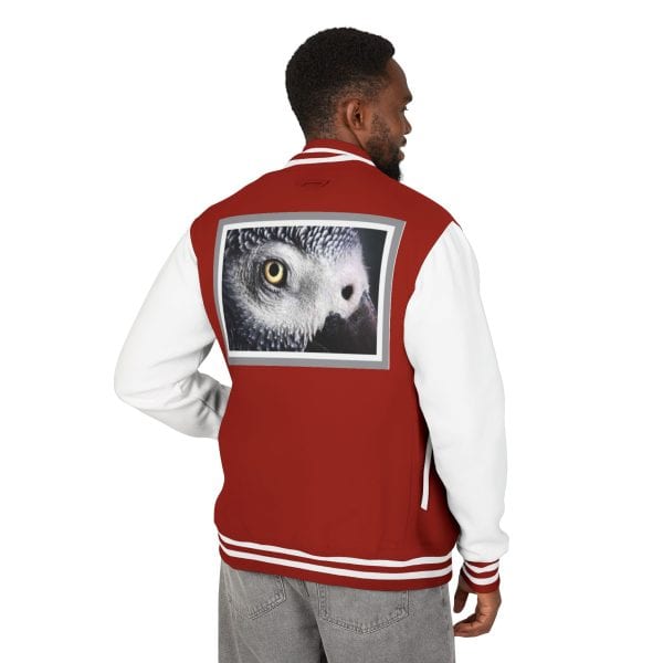 Trendy Unisex Heavyweight Letterman Jacket, Statement Jacket, Casual Wear, Gift for Friends, Hooded Layer, College Apparel