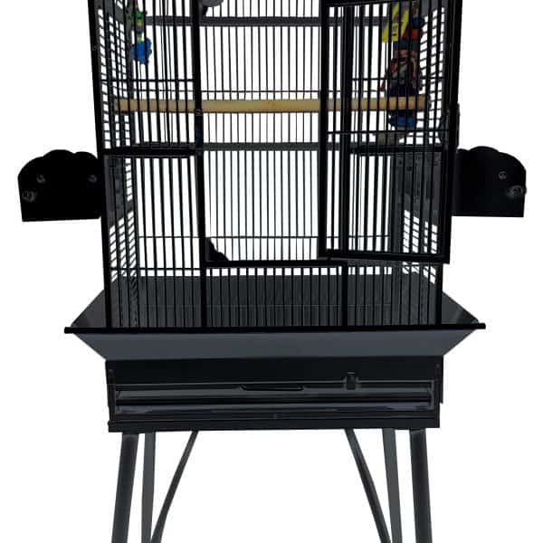 Elegant Top Bird Cage for Small Birds by AE B-2217 Black