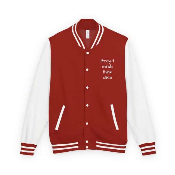 Trendy Unisex Heavyweight Letterman Jacket, Statement Jacket, Casual Wear, Gift for Friends, Hooded Layer, College Apparel
