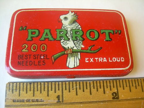 Parrot sewing needles