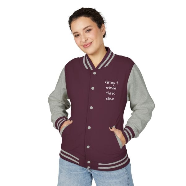 Trendy Unisex Heavyweight Letterman Jacket, Statement Jacket, Casual Wear, Gift for Friends, Hooded Layer, College Apparel
