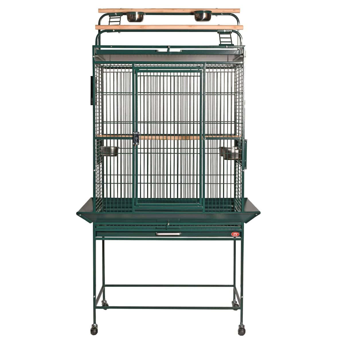 Play Top Parrot Cage For Medium Size Birds by AE 8003223 Green