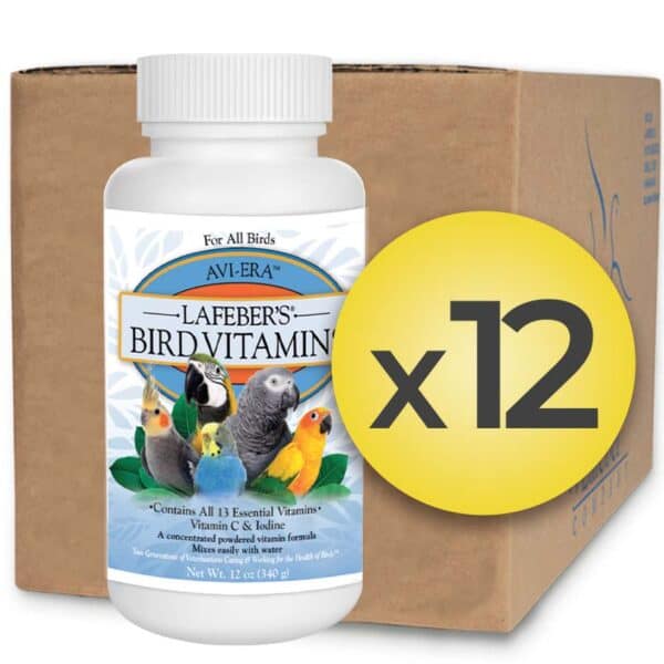 12 Each Avi-Era Bird Vitamins Lafebers 12 oz