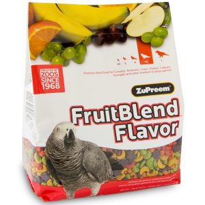 Zupreem Fruit Blend Parrot Conure Avian Maintenance 17.5 lb (7.94 kg)