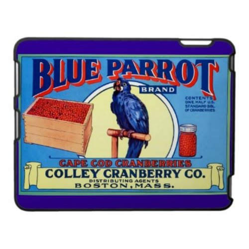 Blue Parrot Cranberry tin