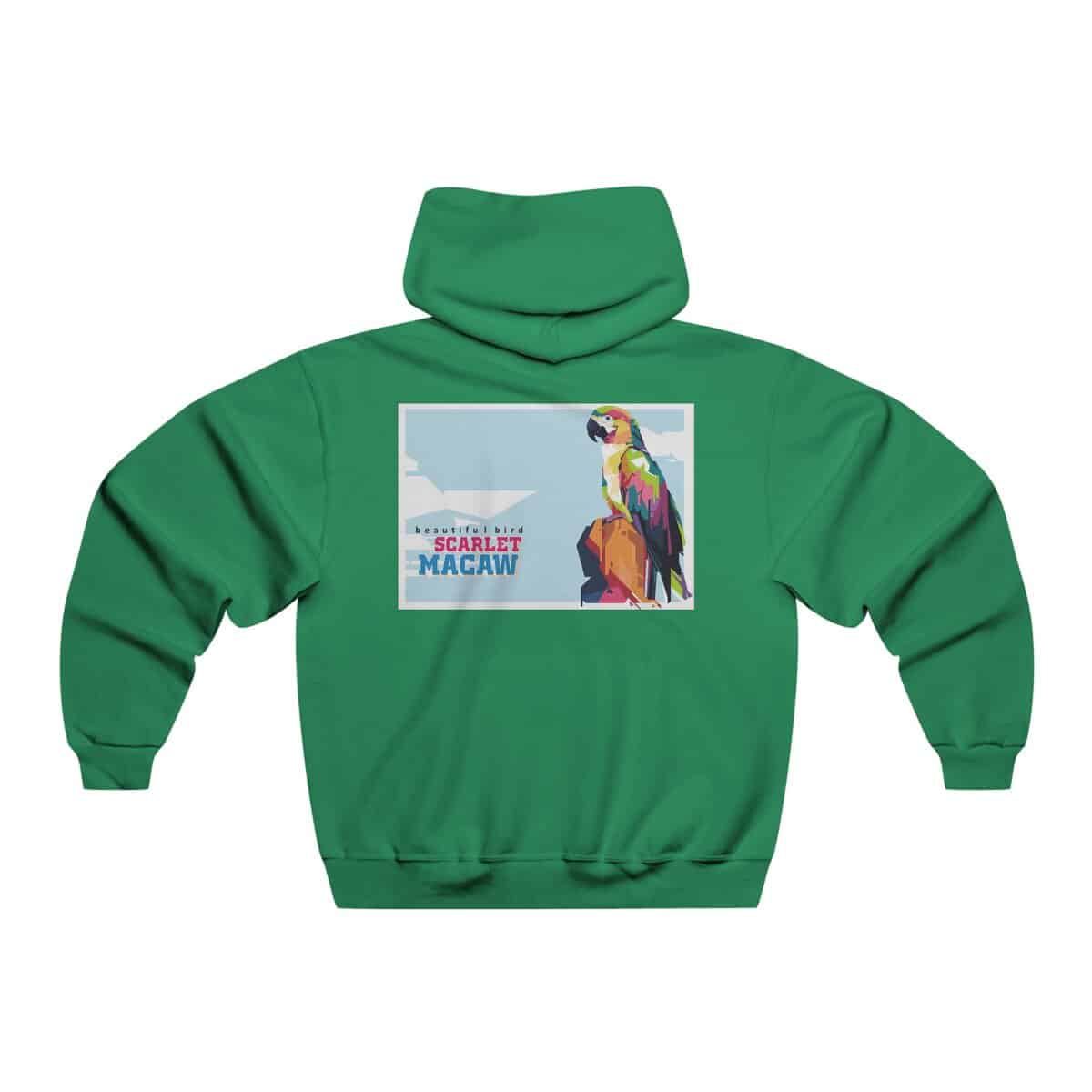 Colorful Parrot Hoodie - Vibrant Spring Fashion, Bird Lover Sweatshirt, Unique Graphic Pullover, Perfect Gift for Friends