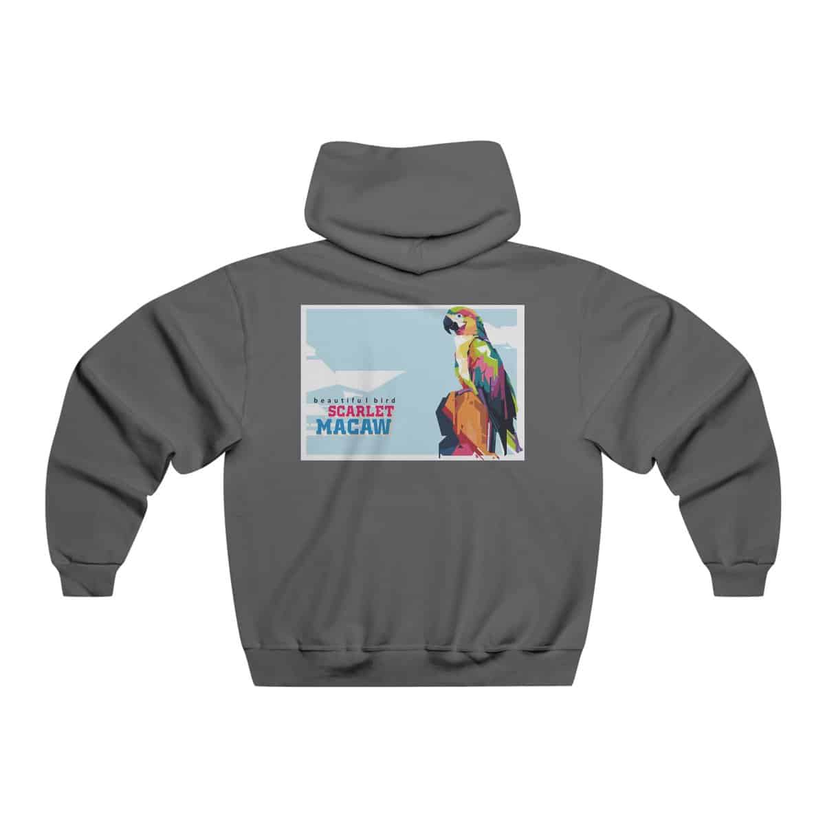 Colorful Parrot Hoodie - Vibrant Spring Fashion, Bird Lover Sweatshirt, Unique Graphic Pullover, Perfect Gift for Friends