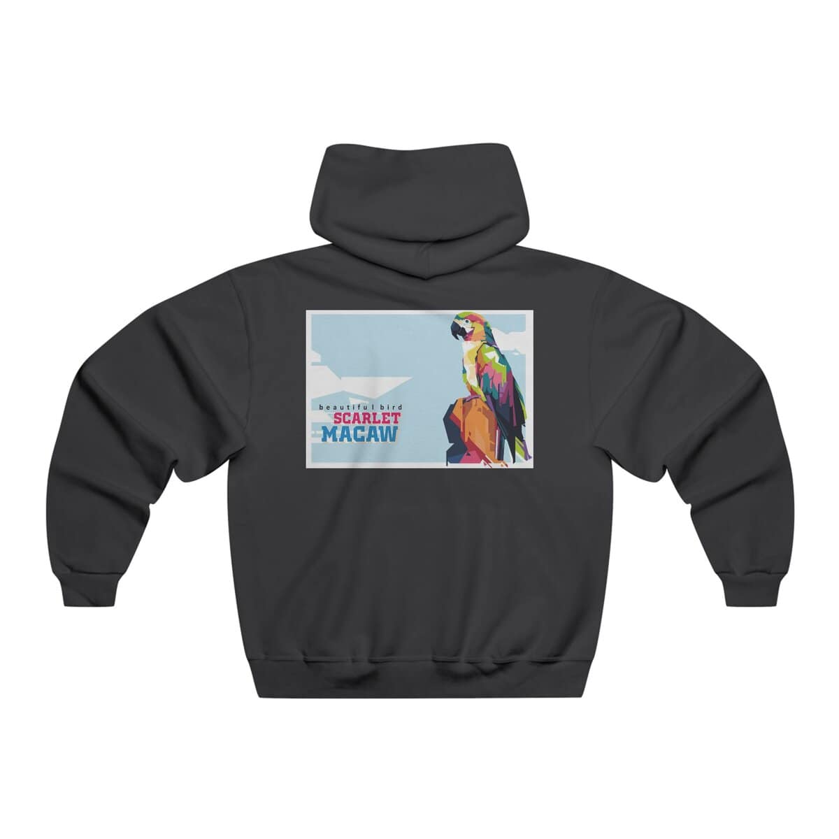 Colorful Parrot Hoodie - Vibrant Spring Fashion, Bird Lover Sweatshirt, Unique Graphic Pullover, Perfect Gift for Friends