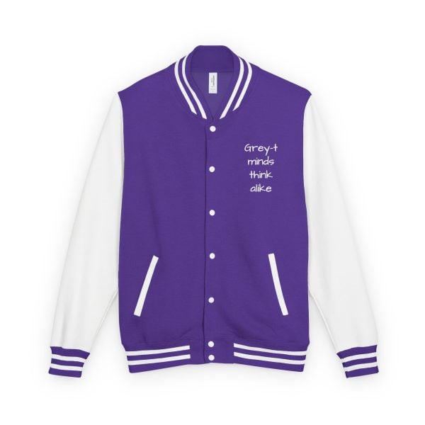 Trendy Unisex Heavyweight Letterman Jacket, Statement Jacket, Casual Wear, Gift for Friends, Hooded Layer, College Apparel
