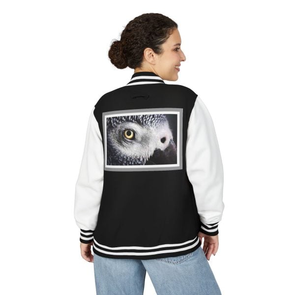 Trendy Unisex Heavyweight Letterman Jacket, Statement Jacket, Casual Wear, Gift for Friends, Hooded Layer, College Apparel