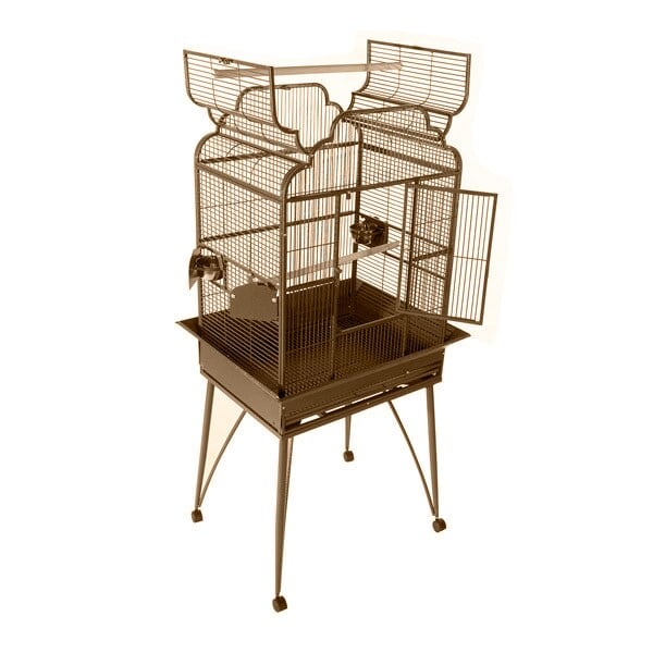 Elegant Top Bird Cage for Smaller Birds by AE B-2620 Sandstone