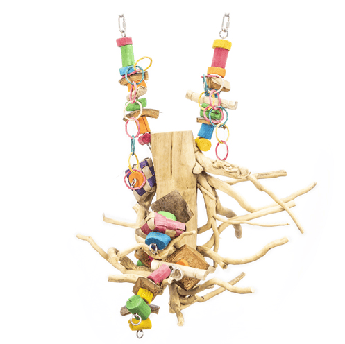 Swinging Root Wood Perch Java Parrot Swing K677MD – Medium