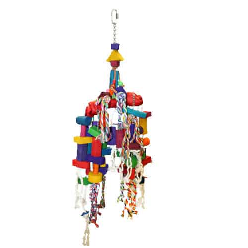 Horizontal Bone and Blocks XLarge Bird Toy K018