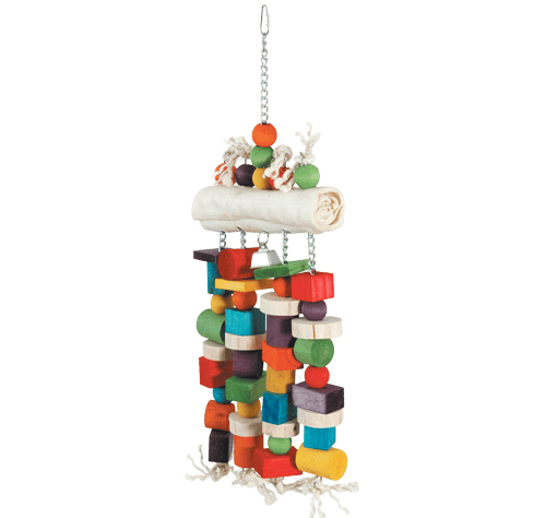 Giant Rawhide and Block Large Bird Toy P529