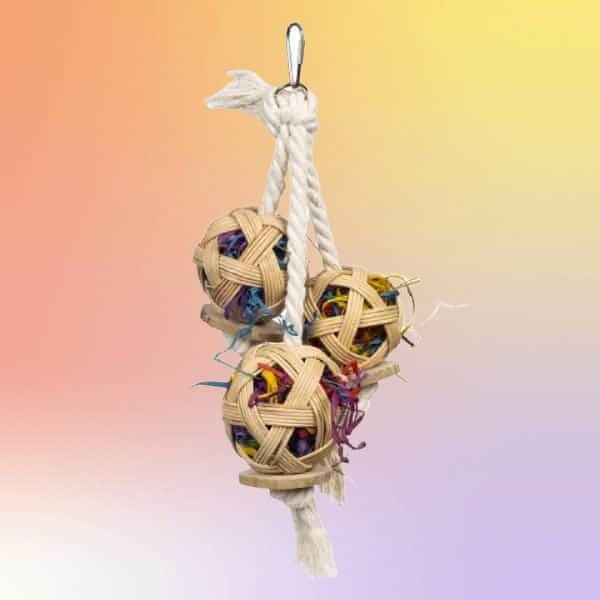 Prevue Pet Playfuls 60241 Cluster of Fun Bird Toy