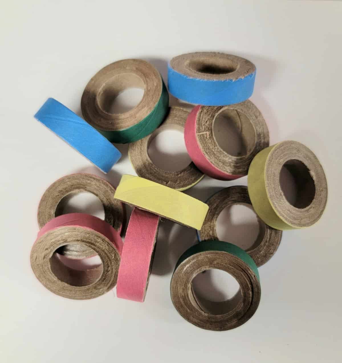 Birdie Bagels Bagelettes 1.75 in x 1/2 in Paper Chew Rings for Birds 3 pc