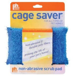 Scrubber Cage Saver Sponge Helps Clean Your Bird Cage Safely