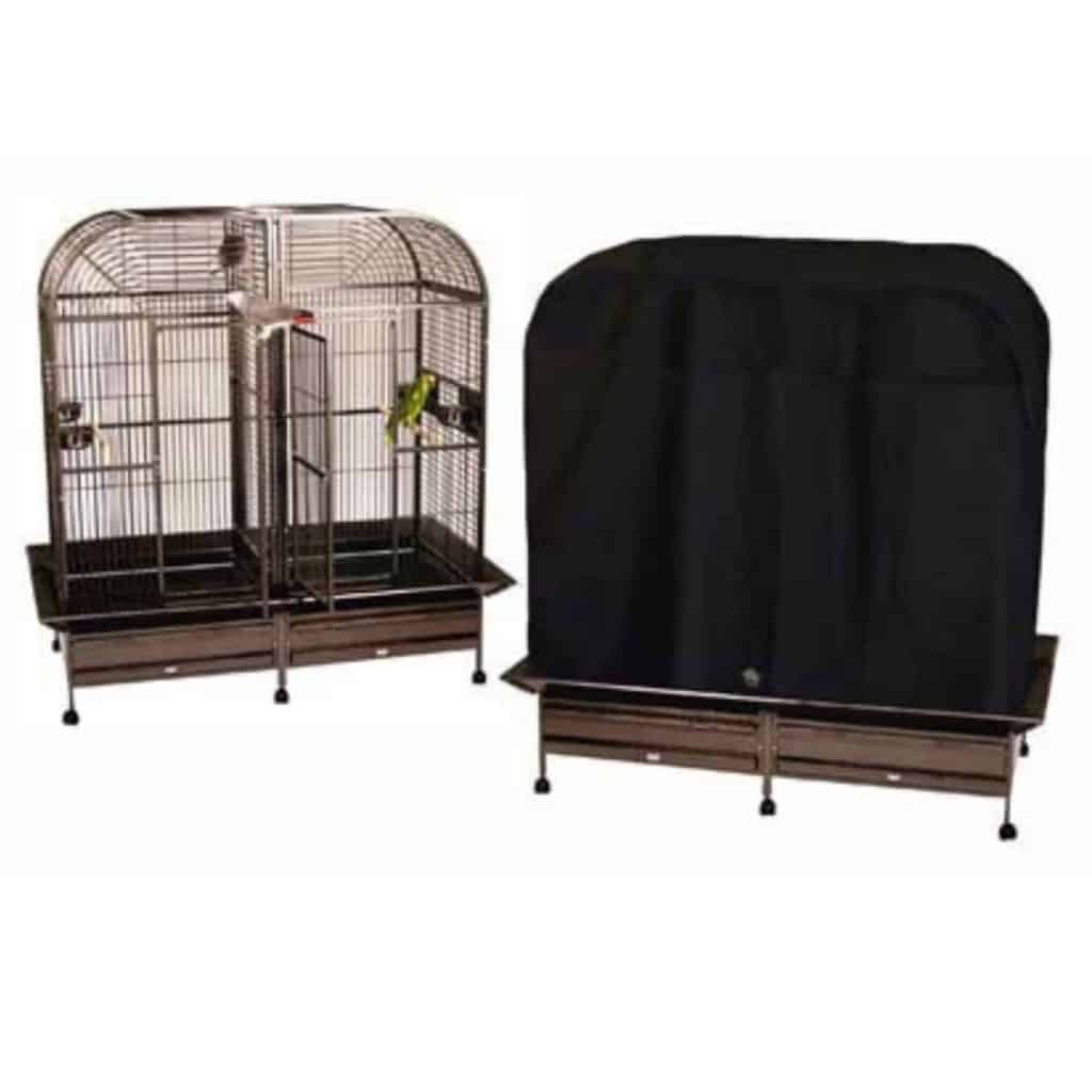Cozzzy 64 x 32 Parrot Cage Cover for 36432 Breeder Cages 6432MD Black