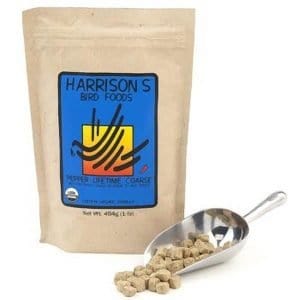 USDA Organic Certified Harrisons Adult Lifetime Pepper Coarse Organic Bird Pellets 1 lb