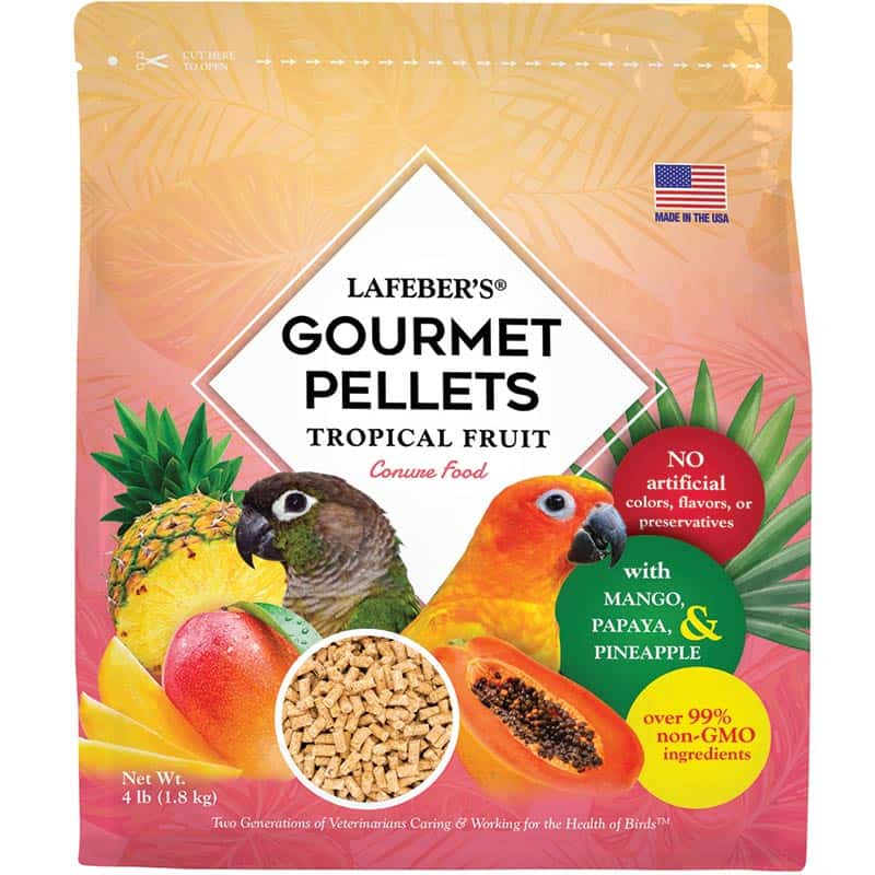 Lafeber Conure Tropical Fruit Gourmet Daily Pellets 4 lb