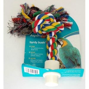 Booda JW Comfy Byrdy Bush Preening Rope Perch Large 8″