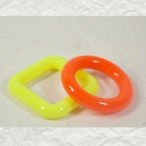 Marbella Rings and Squares 2 Inch (5.1 cm) 4 pc