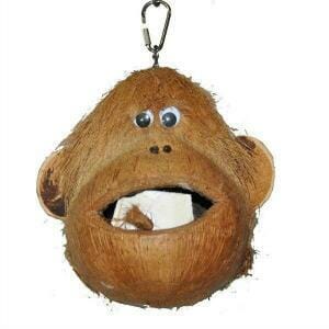 Prevue Pet Naturals Foraging Toy 62705 Monkey Head