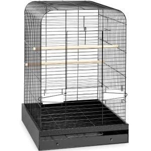 xxxx Flat Top Bird Cage for Medium Parrots by Prevue 124 Black