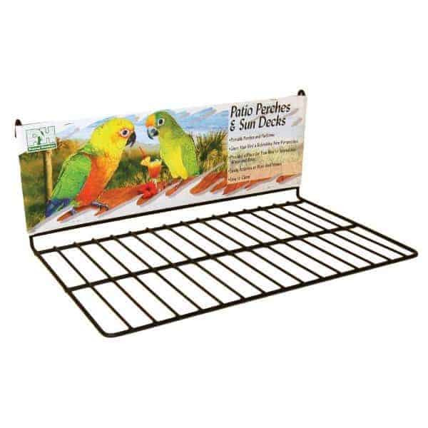 Flat Perch Sun Deck Landing Platform Birds Animals Large