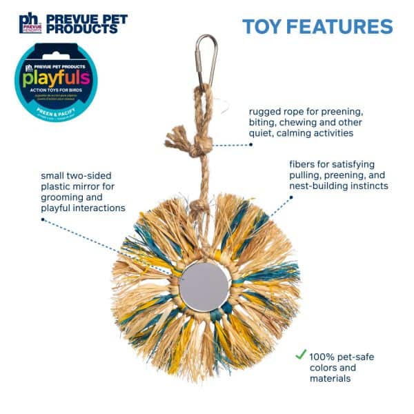 Prevue pet naturals 60241 cluster of fun bird toy (copy)