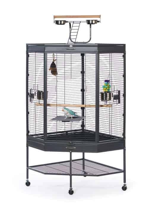 Prevue Corner Cage with Playtop - 3165