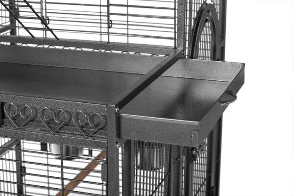 Prevue Pet DELUXE PARROT BIRD CAGE W/ PLAYTOP Deluxe Parrot Bird Cage w/ Playtop - 3159 Model Number: 3159 Top refuse tray