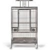 3455 - Large Stainless Steel Bird Cage